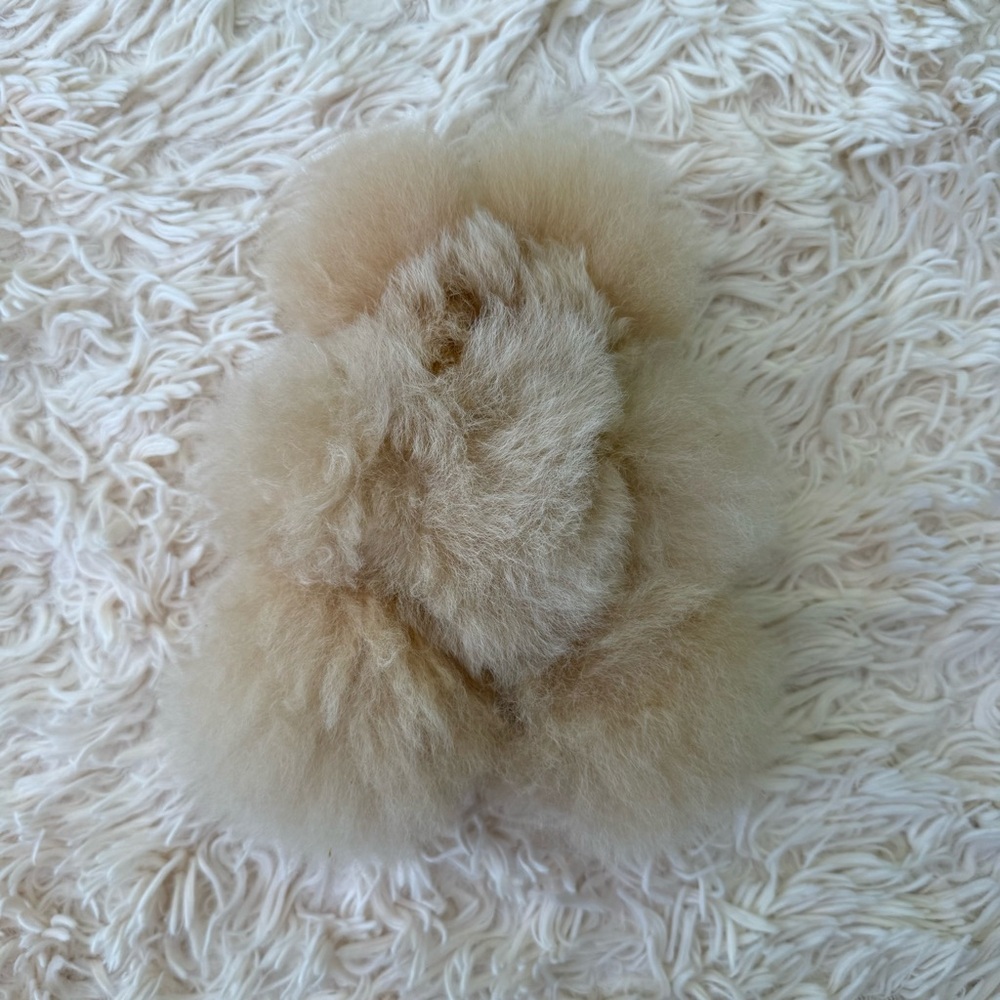Simply Natural Alpaca Fur Teddy Bear Plush Handmade Peru Soft Stuffed Toy - Picture 5 of 6